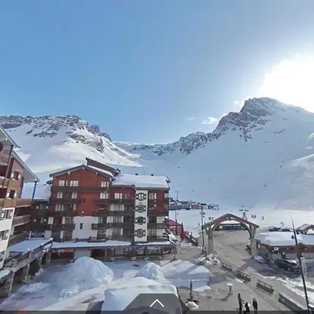 Rond Point Des Pistes Vue Panoramique Au Soleil * Tignes